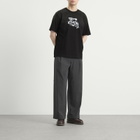 Karma8a Men's Chalk Imprint T-Shirt in Black