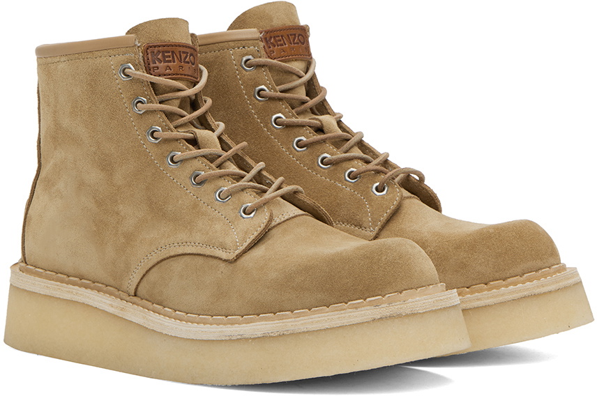 Kenzo Beige Kenzo Paris Kenzoyama Boots Kenzo