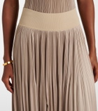 Joseph Rabat plissé midi skirt