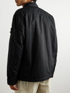 Stone Island - Logo-Appliquéd Padded Twill Overshirt - Black