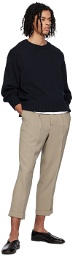 Guest in Residence Navy Breezy Sweater