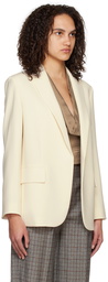 Theory Off-White Relaxed Blazer