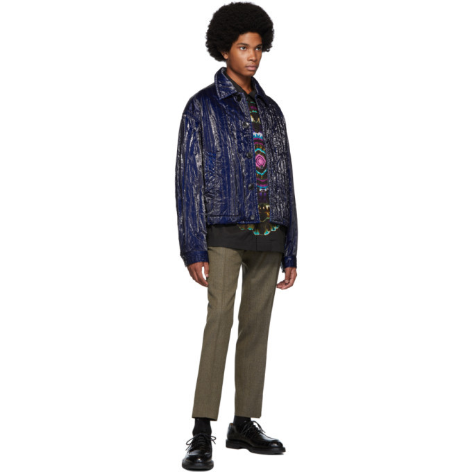 Dries Van Noten Blue Veber Bis Jacket Dries Van Noten