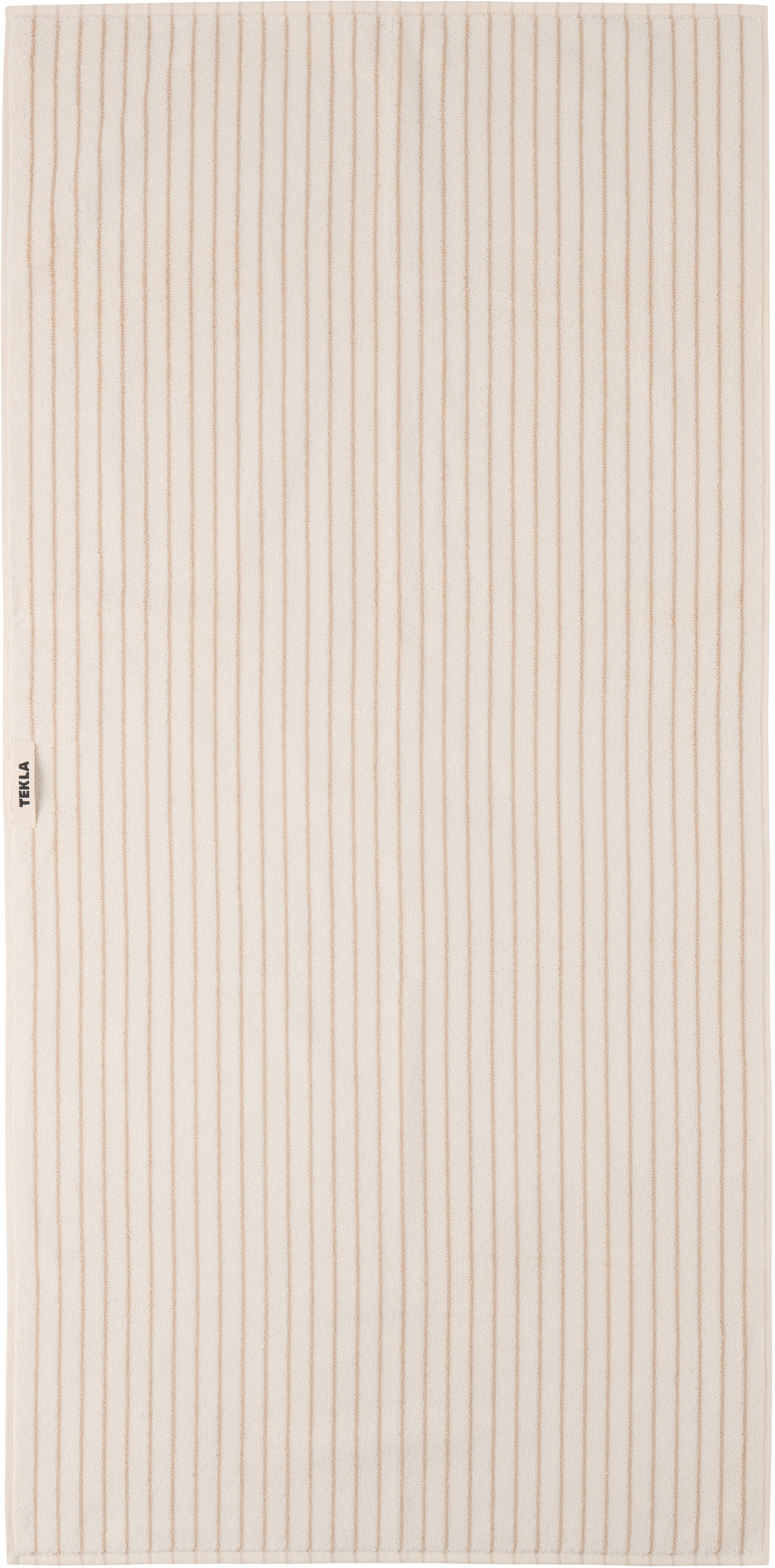 Tekla Off-White & Tan Striped Towel Set, 3 pcs