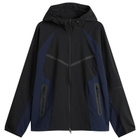 Nike Men's Tech Woven Pro Jacket in Black/Obsidian/Black