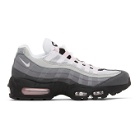 Nike Grey and Pink Air Max 95 Premium Sneakers