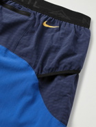 Nike Running - Trail Second Sunrise Ripstop-Panelled Dri-FIT Shorts - Blue