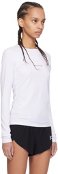 District Vision White Lightweight Long Sleeve T-Shirt