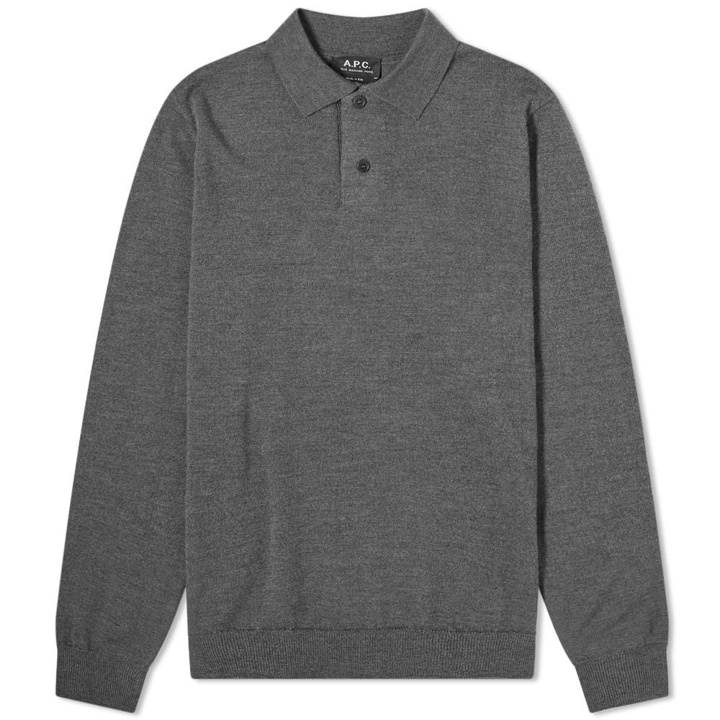 Photo: A.P.C. Long Sleeve Jerry Merino Polo