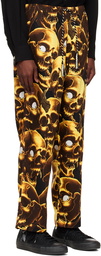 WACKO MARIA Yellow 56 Tattoo Studio Edition Easy Trousers