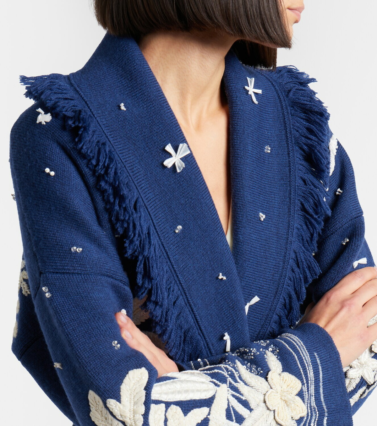 Alanui Postcard From Paradise wool cardigan