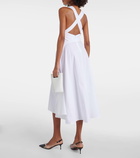 Alaïa Cotton poplin midi dress