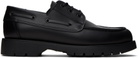 Kleman Black Donato Boat Shoes