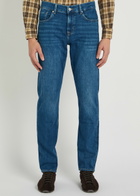 7 For All Mankind Slimmy Slim Straight-leg Jeans Mid Blu