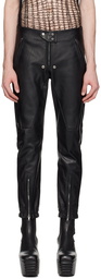 Rick Owens Black Luxor Leather Pants