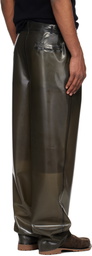 Magliano Gray Folsom Doppia Latex Trousers