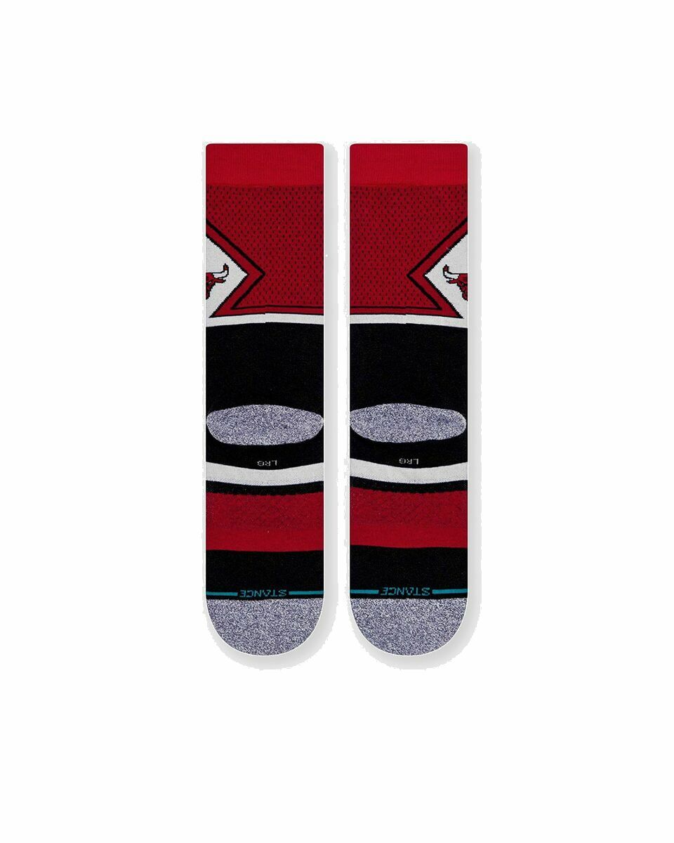 Photo: Stance Bulls Shortcut 2 Socks Red - Mens - Socks