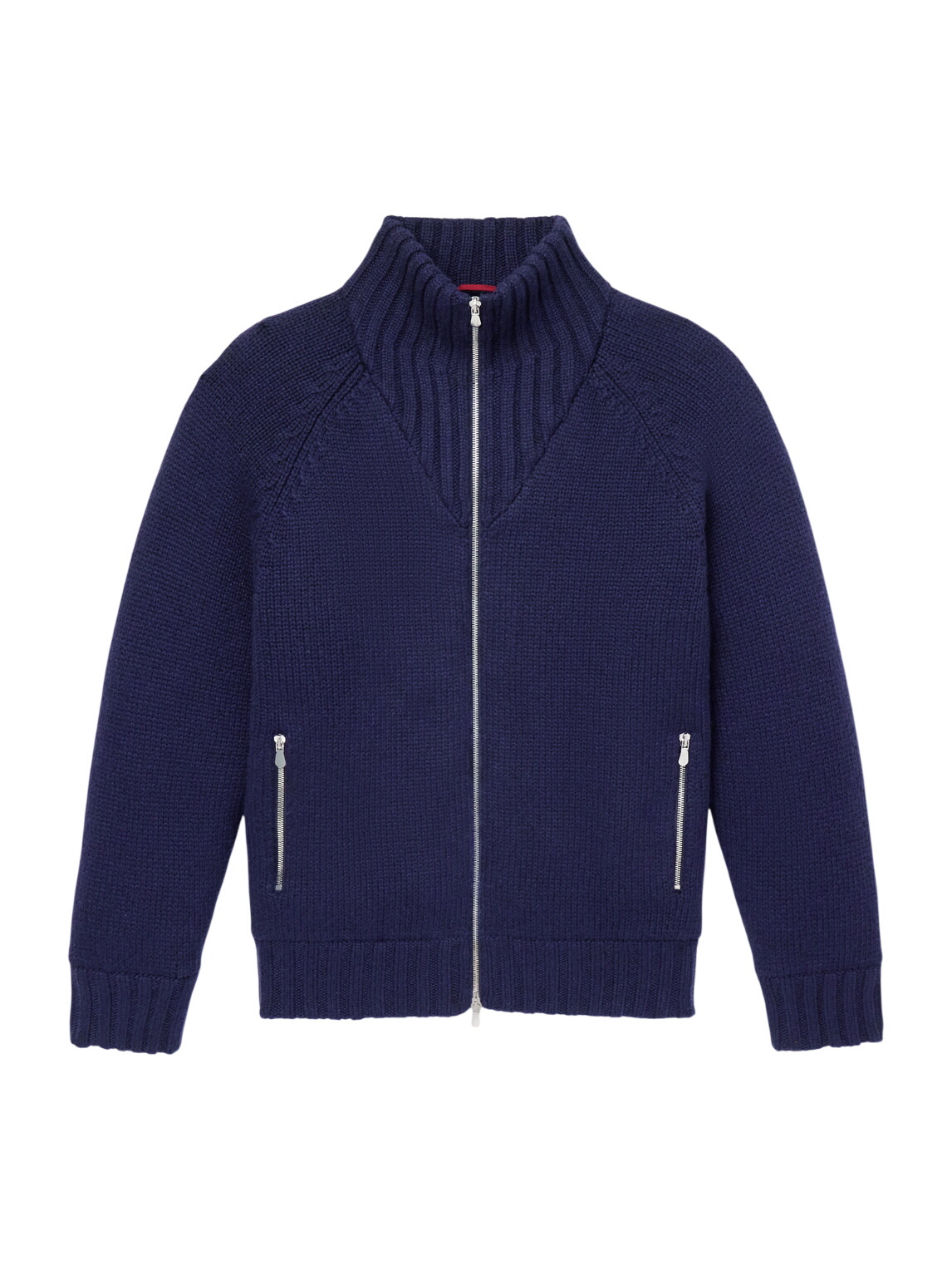 Brunello Cucinelli - Cable-Knit Cashmere Zip-Up Sweater - Gray