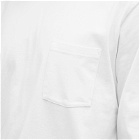 Beams Plus Men's Long Sleeve Pocket T-Shirt in White