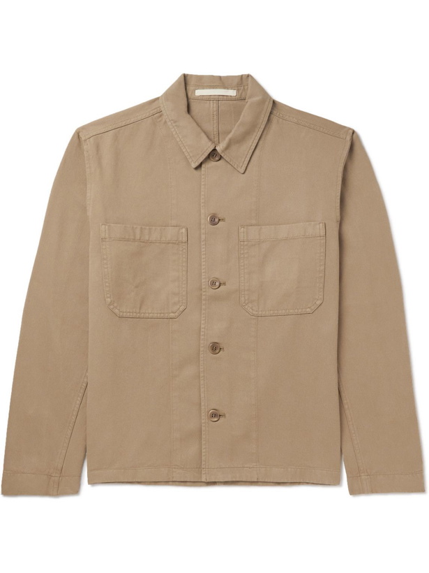 Photo: Norse Projects - Tyge Garment-Dyed Organic Cotton-Twill Chore Jacket - Brown