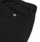 FRAME - Black Slim-Fit Jersey Drawstring Trousers - Black