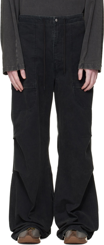 Photo: Entire Studios Black Barren Cargo Pants