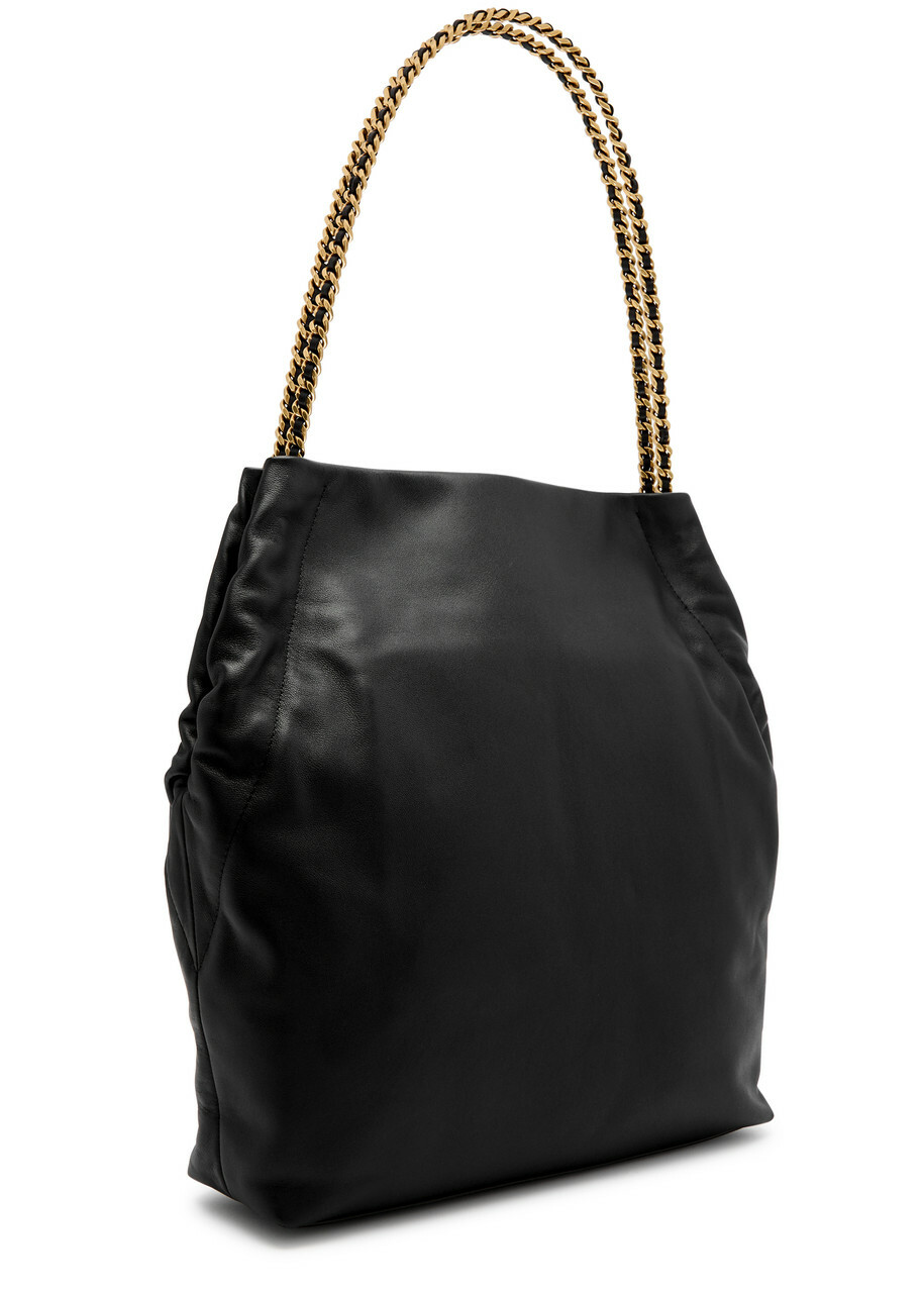 Veronica Beard Slouch Leather Shoulder bag - Black - One Size