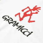 Gramicci Men's Long Sleeve Logo T-Shirt in White