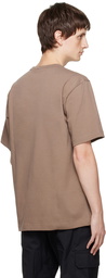 Helmut Lang Brown Printed T-Shirt