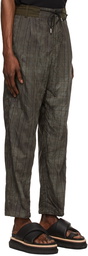 Sacai Grey Glencheck Trousers