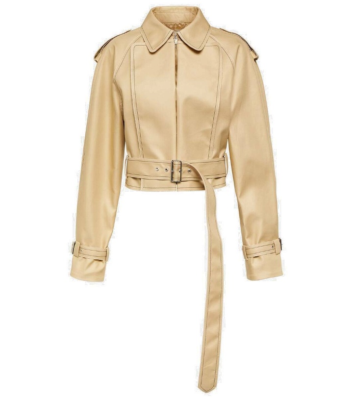 Photo: Victoria Beckham Cropped cotton gabardine jacket