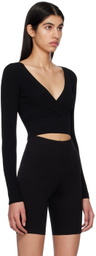 Live the Process Black Verso Wrap Long Sleeve T-Shirt