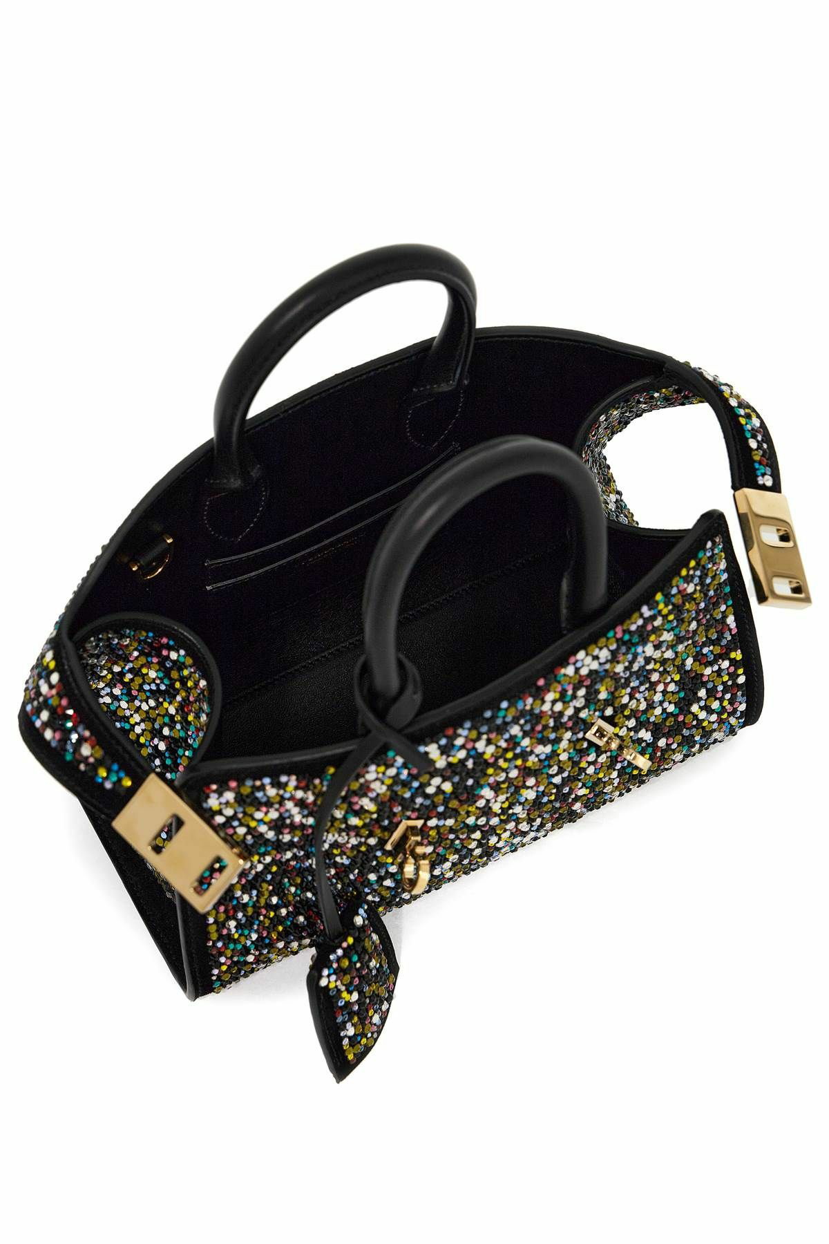 【送関込】ferragamo☆hug handbag with crystals (s) Hug handbag with crystals (XS) - Women | Ferragamo