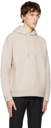 Solid Homme Beige Brushed Hoodie