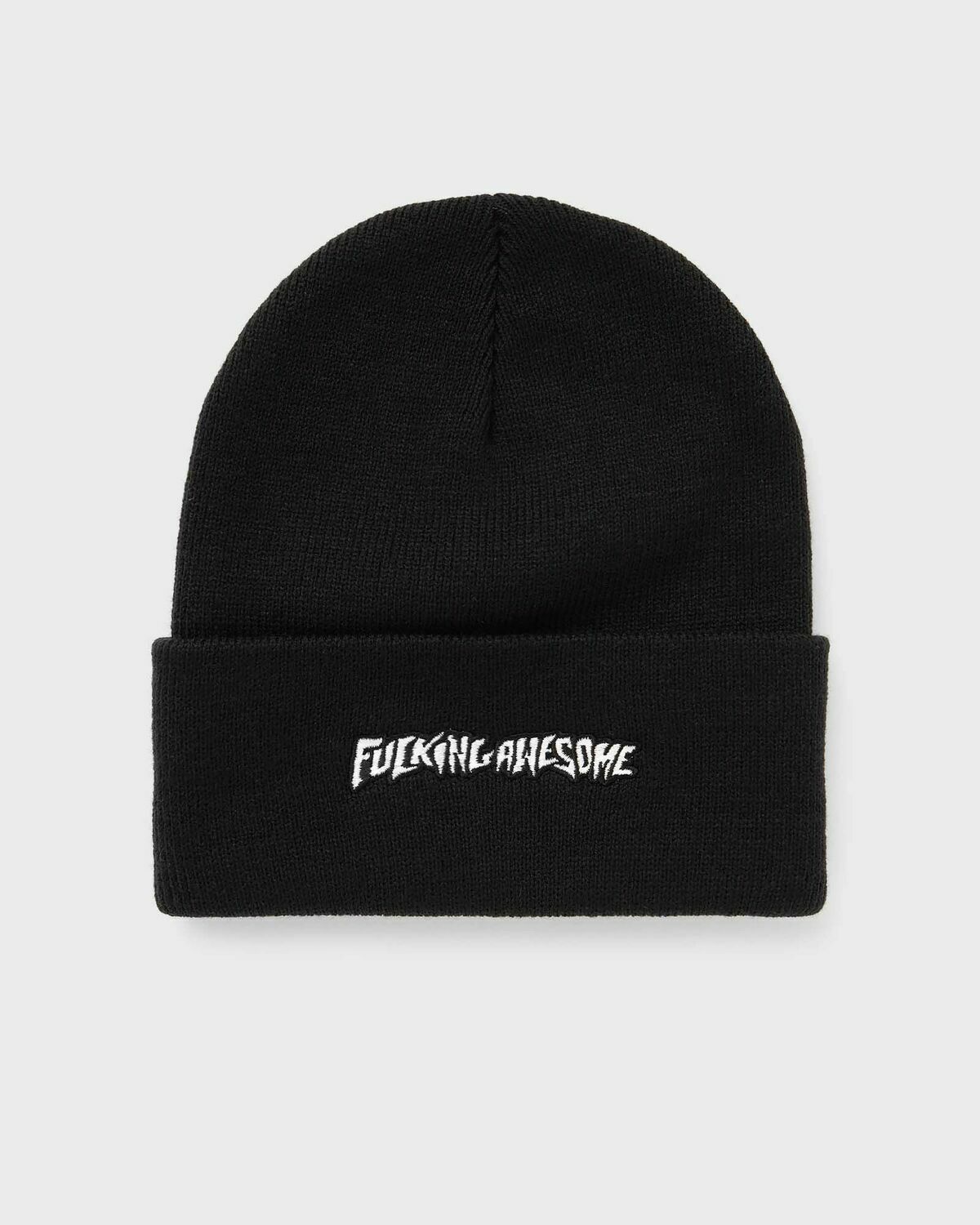 Fucking Awesome Little Stamp Embroidered Beanie Black Beanies