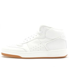 Saint Laurent Men's SL-80 Mid Top Sneakers in White