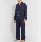Derek Rose - Nelson 72 Printed Cotton-Poplin Pyjama Set - Blue
