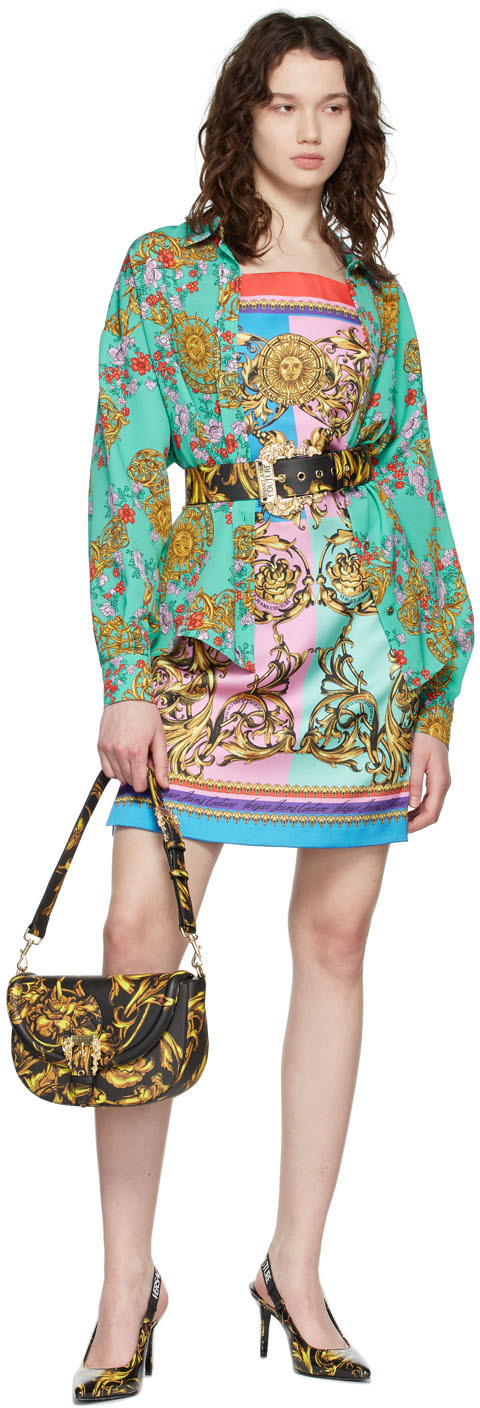 Versace Jeans Couture Regalia Baroque Belt Versace Jeans Couture Vitello Regalia Baroque Slide Buckle  main image 4