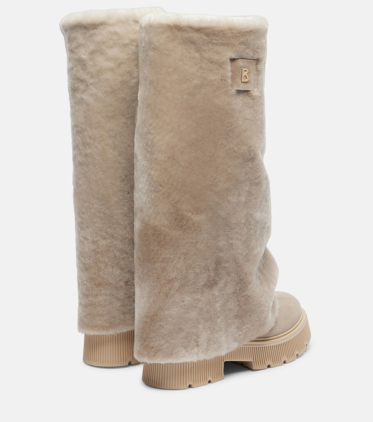 Bogner Turin shearling and suede boots