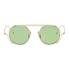 Thom Browne Gold TB-111 Sunglasses