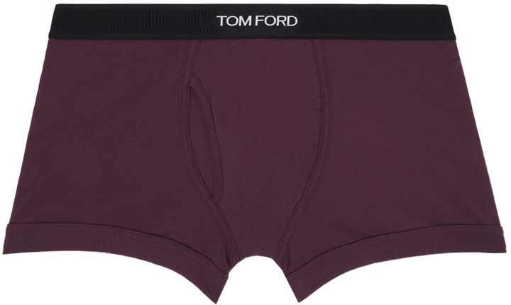 Photo: TOM FORD Purple Classic Fit Boxer Briefs