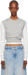 ÉTERNE Gray Sleeveless Crewneck Top