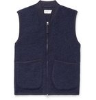 Universal Works - Textured Wool-Blend Gilet - Blue