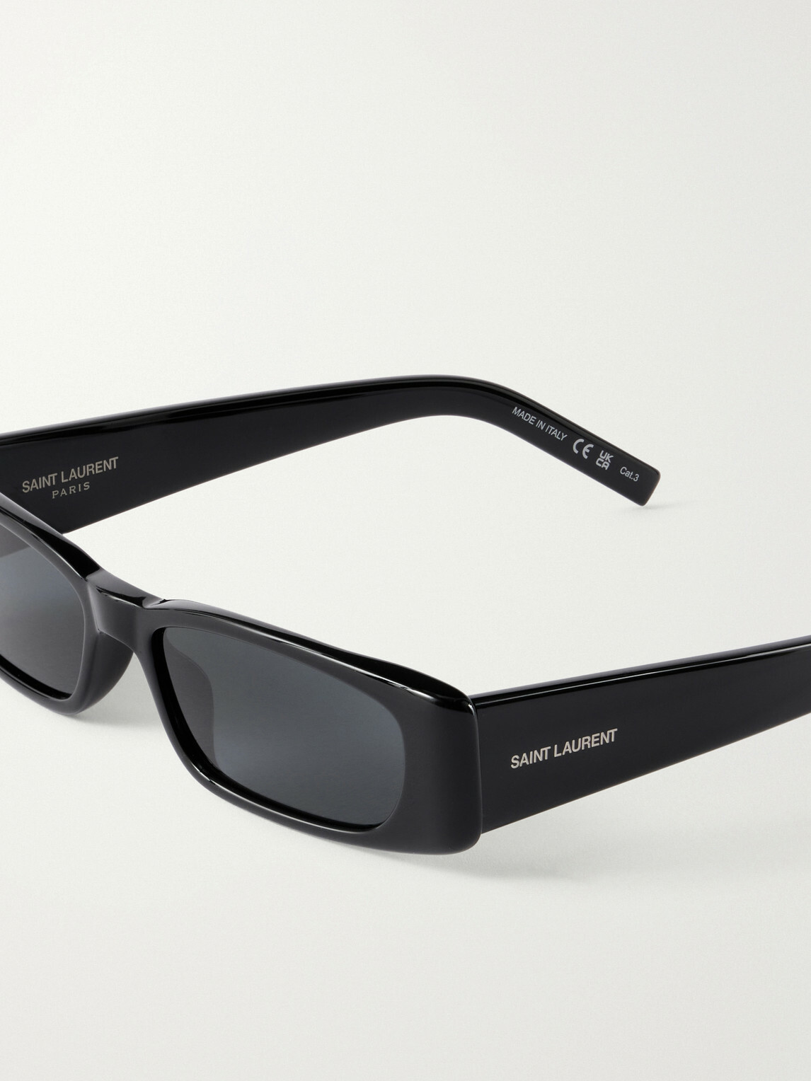 SAINT LAURENT - SL 942 Square-Frame Recycled Acetate Sunglasses - Black