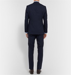 Thom Sweeney - Navy Weighouse Wool Suit - Blue