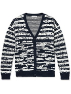 Pop Trading Company - Gilles de Brock Cotton-Jacquard Cardigan - Blue