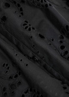 Matteau Broderie Anglaise Cotton Blouse Black