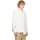 N.Hoolywood White Asymmetric Shirt