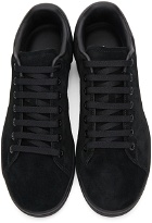 Raf Simons Black Suede Orion Sneakers