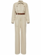 SAINT LAURENT Cotton Twill Jumpsuit